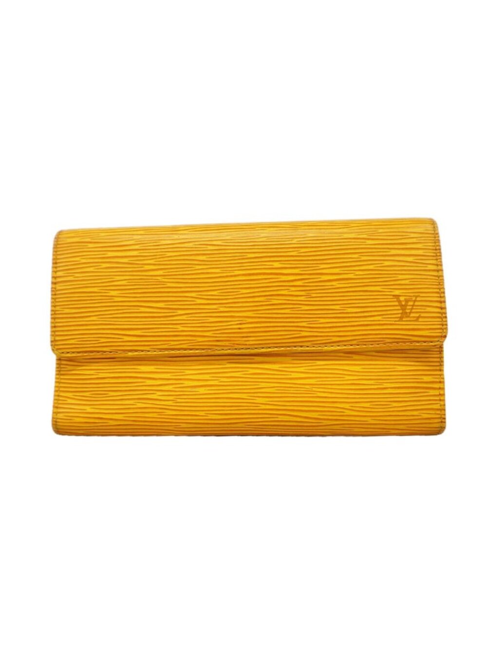 Louis Vuitton Trifold Wallet Epi Porte Tresor International Jaune